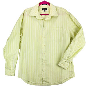Striped Long Sleeve Button-Up Men's 17 36/37 No-Iron Buisness Casual | Axcess